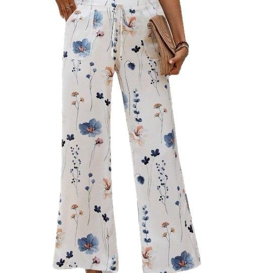 Fashion Casual Printing Loose Trousers For Women - Image 6
