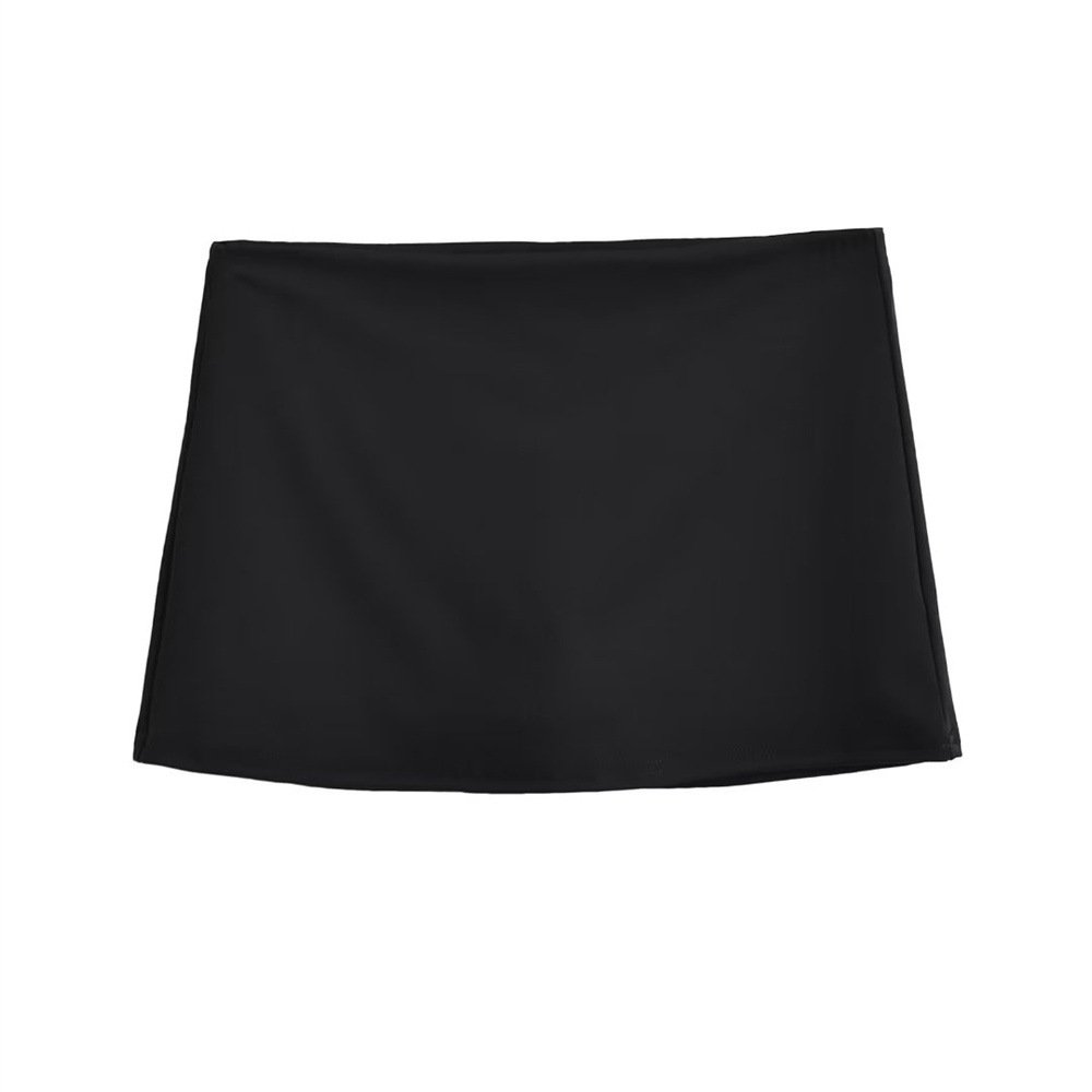 Slim Fit Stretch Retro Sports Low Waist Skirt For Women - Image 7