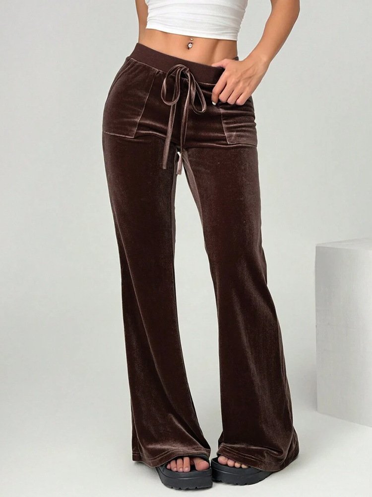 Women's Clothing Flared Trousers Commuting Figure Flattering Casual - Image 9