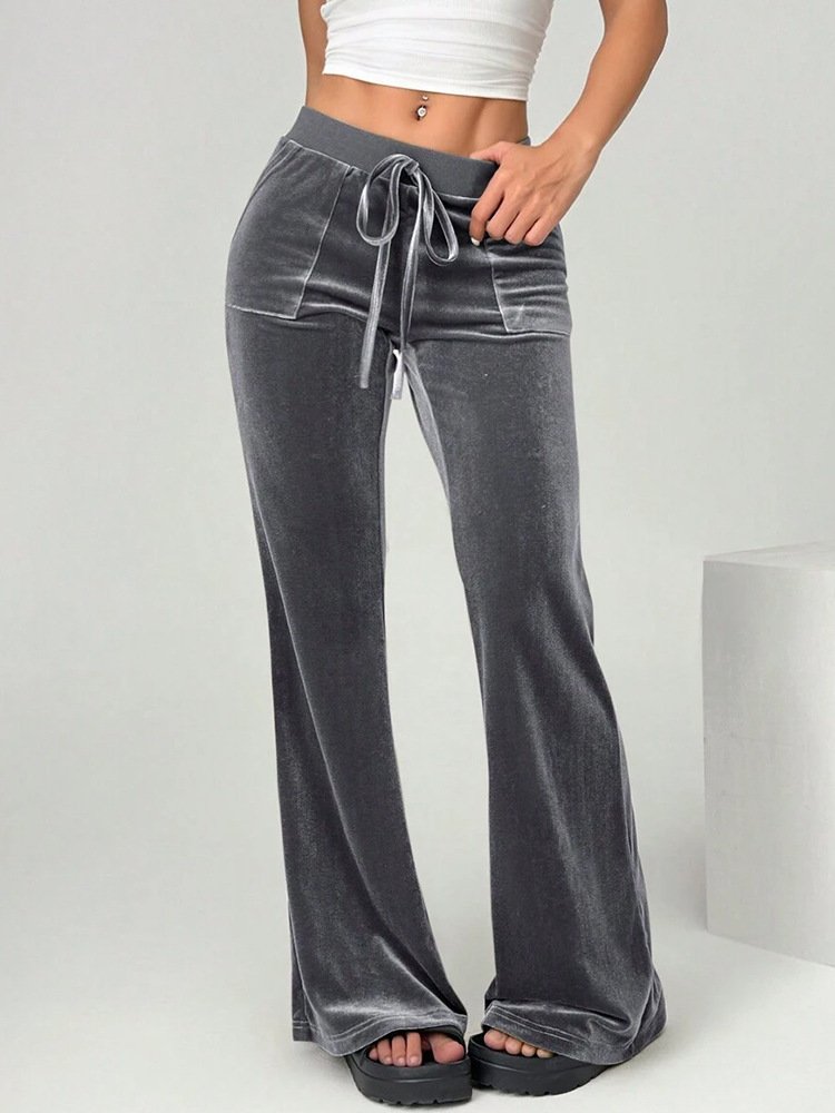 Women's Clothing Flared Trousers Commuting Figure Flattering Casual - Image 7