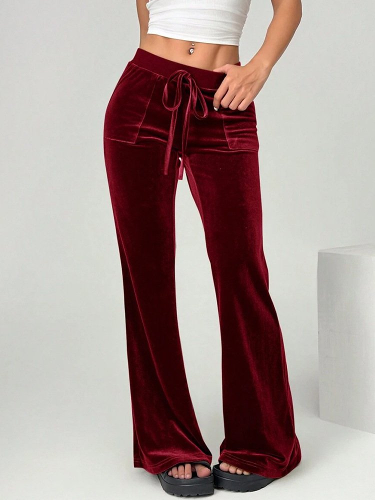 Women's Clothing Flared Trousers Commuting Figure Flattering Casual - Image 8