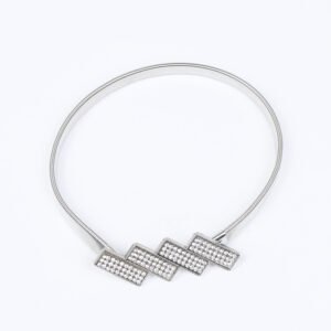 Metal Spring Series Creative Metal Strap Tie Rope Curtain Buckle