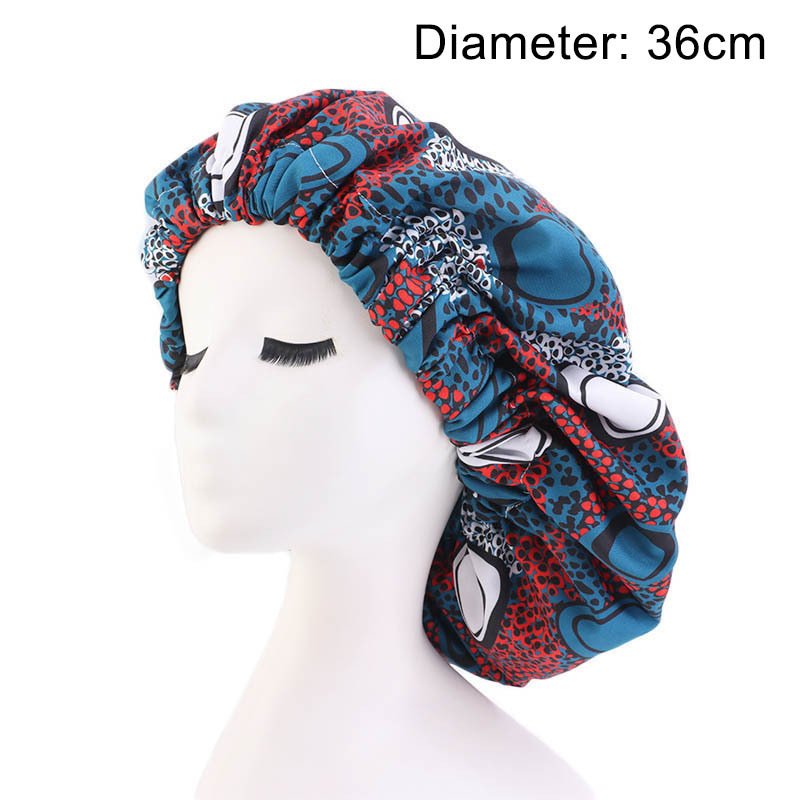 Oversized African Print Double Sleeping Hat - Image 6