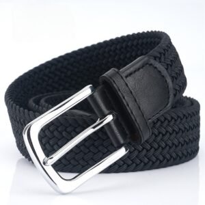 Silk Elastic Woven Elastic Men's Women's Belt Canvas Belt