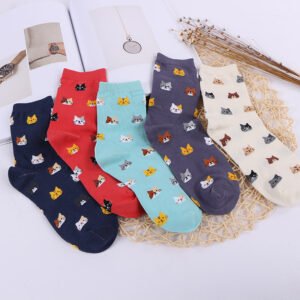 Women's Cartoon Cotton Socks