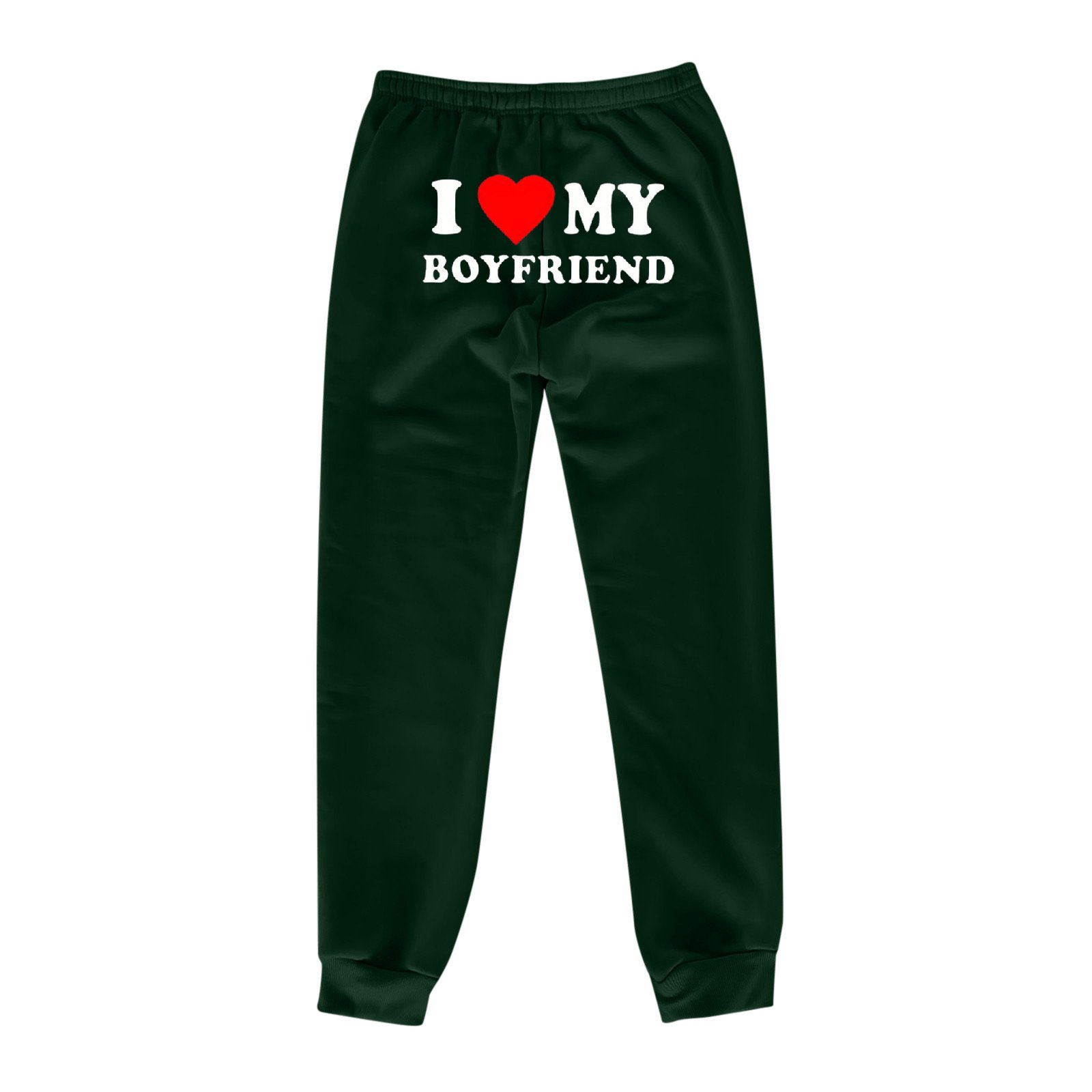 I Love MY BOYFRIEND Printed Trousers Casual Sweatpants Men And Women Sports Pants - Image 10