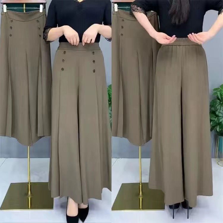 Women's Loose Fashion High Waist Thin Wide Leg Pants - Image 2