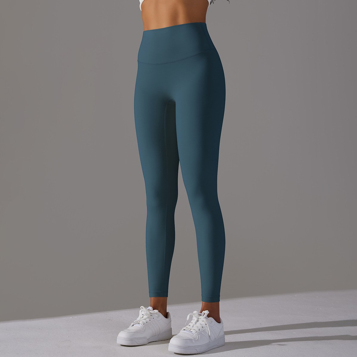 No Embarrassment Line Nude Feel Skinny Yoga Pants - Image 3