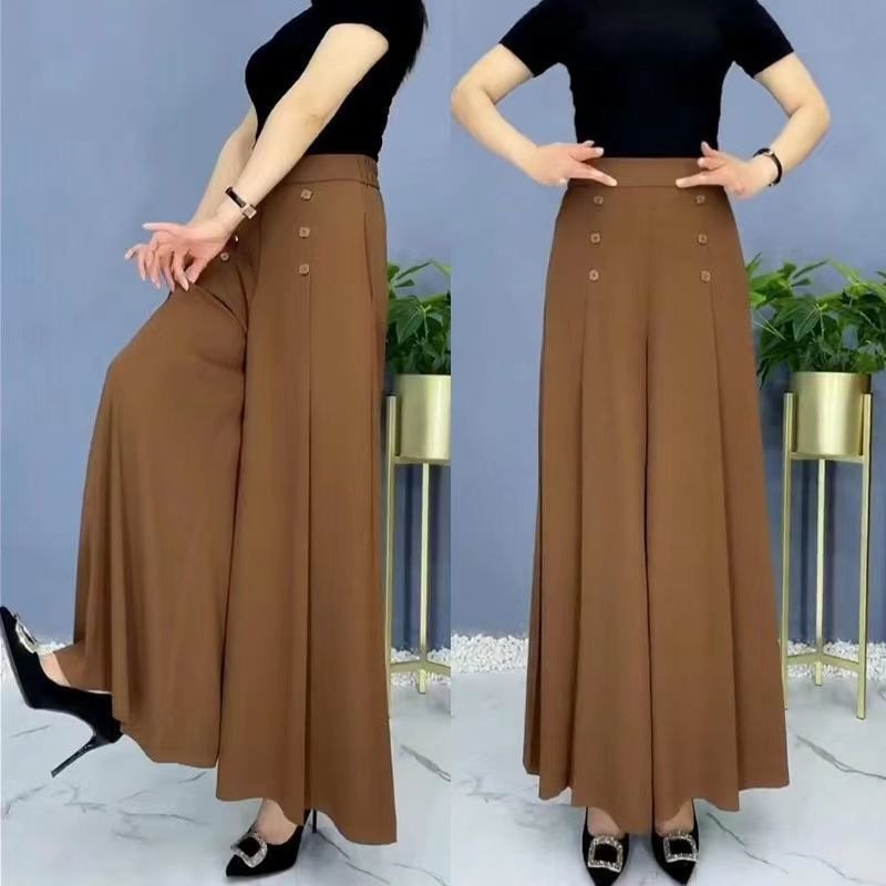 Women's Loose Fashion High Waist Thin Wide Leg Pants - Image 3