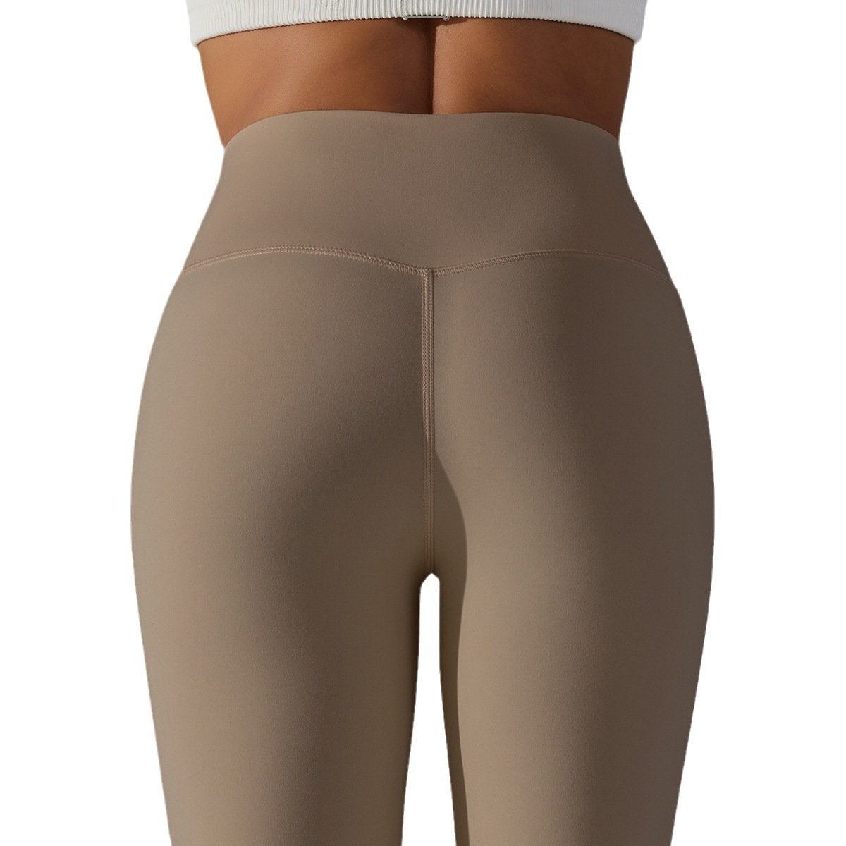 No Embarrassment Line Nude Feel Skinny Yoga Pants - Image 2
