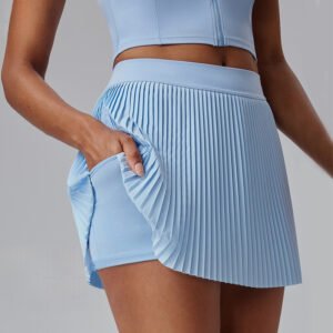 Golf Tennis Slimming High Waist Running Sports Anti-exposure Fitness Skirt