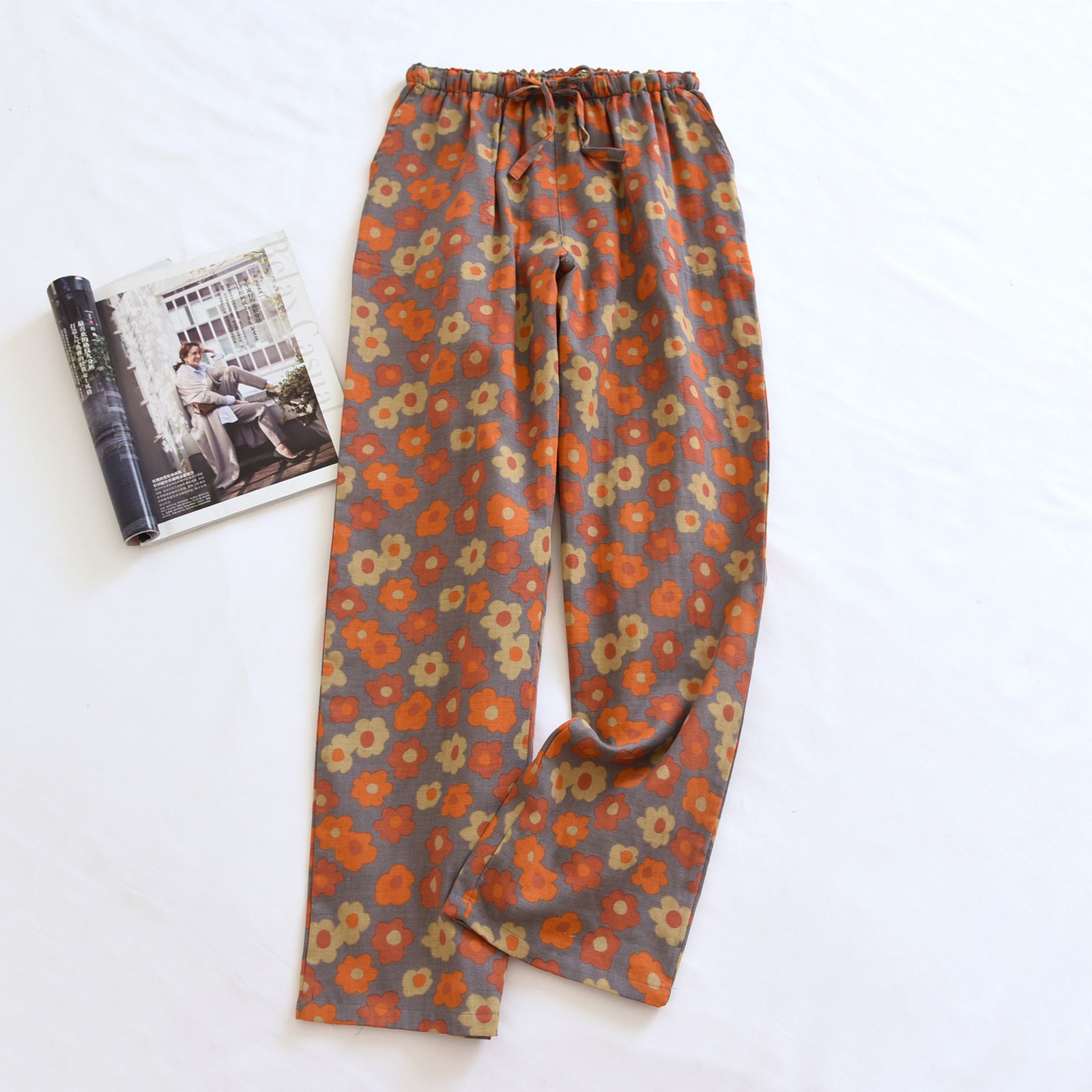 Women's Cotton Thin Home Casual Pants - Image 3
