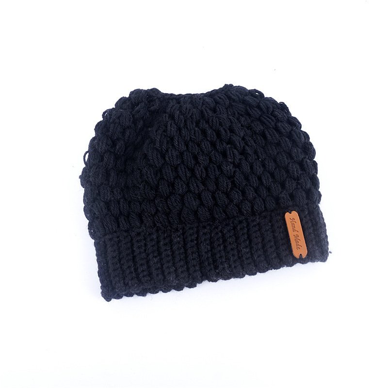 European And American New Knitted Hat Ladies Warm Ear Protection - Image 3