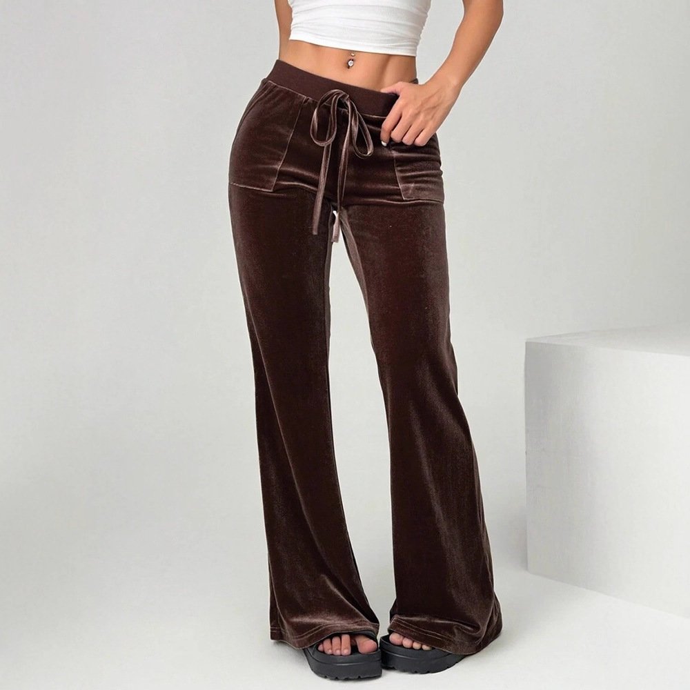 Women's Clothing Flared Trousers Commuting Figure Flattering Casual - Image 4