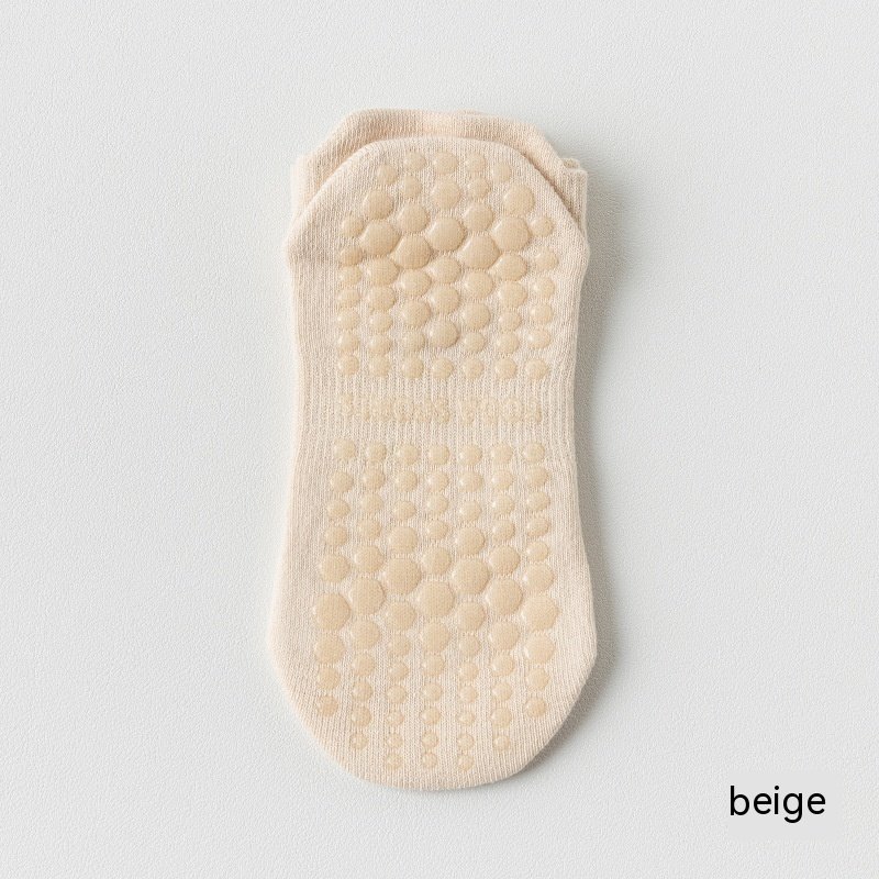 Women's Pure Cotton Non-slip Silicone Indoor Fitness Pilates Socks - Image 10