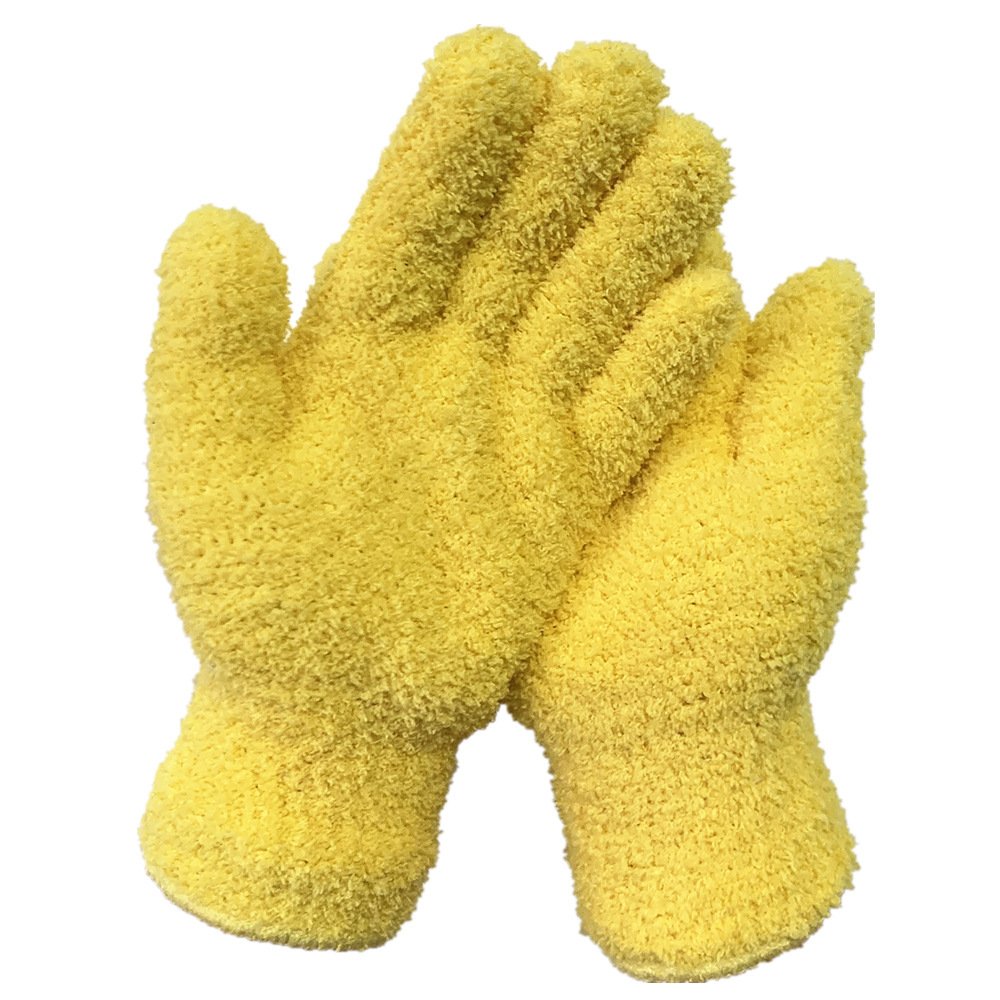 Half Velvet Comfortable Fine Fiber Dust Gloves - Image 5