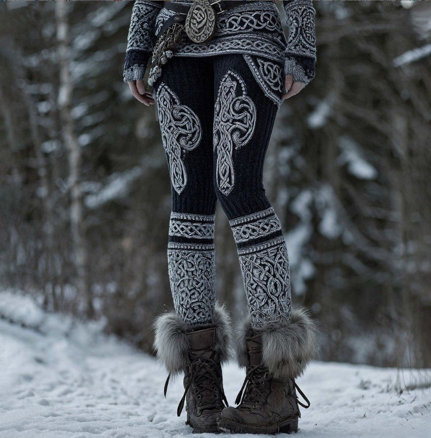 European And American Digital Print Women's Leggings - Image 9