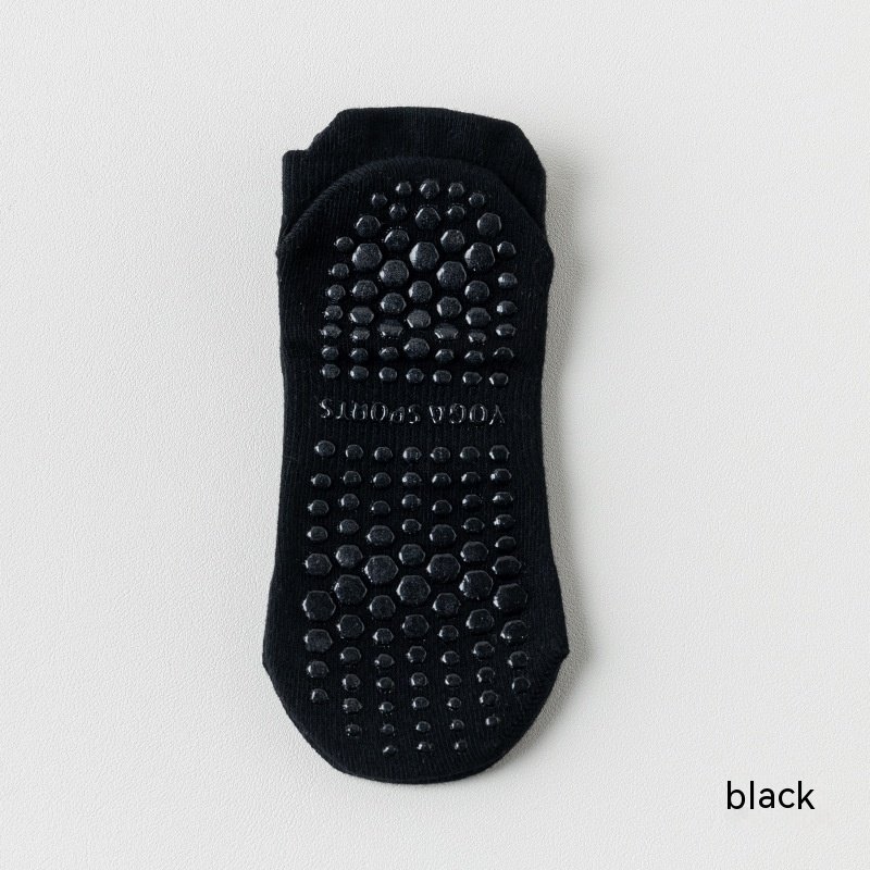 Women's Pure Cotton Non-slip Silicone Indoor Fitness Pilates Socks - Image 3