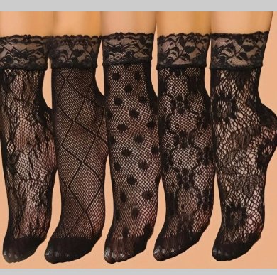 Plus-size Sexy Elastic Mesh Fishnet Stockings - Image 2