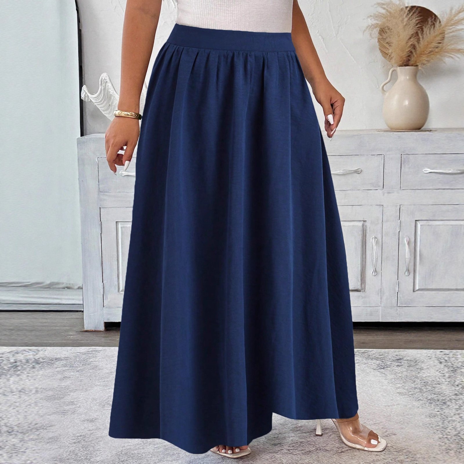 Temperament High-end Large Swing Skirt - Image 3