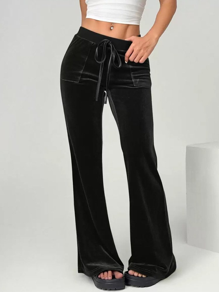 Women's Clothing Flared Trousers Commuting Figure Flattering Casual - Image 6